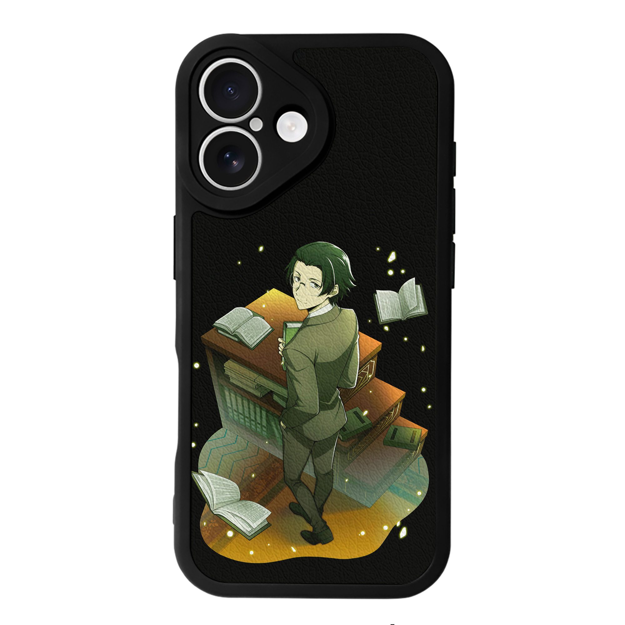 （画像用） 文豪ストレイドッグス Bungo Stray Dogs 【iPhone 16シリーズ対応】シリコンスマホケース（レザー調） 材質：シリコン